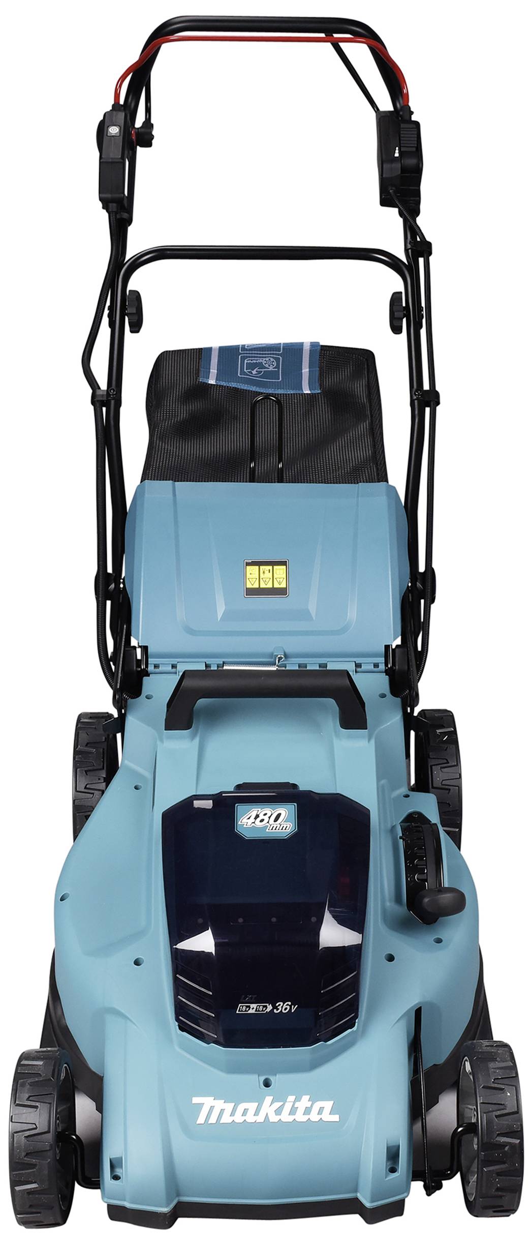 Makita DLM481Z Akku Akku-Rasenmäher ohne Akku, ohne Ladegerät 2 x 18 V Schnittbreite (max.) 48 cm Geeignet für 800 m²