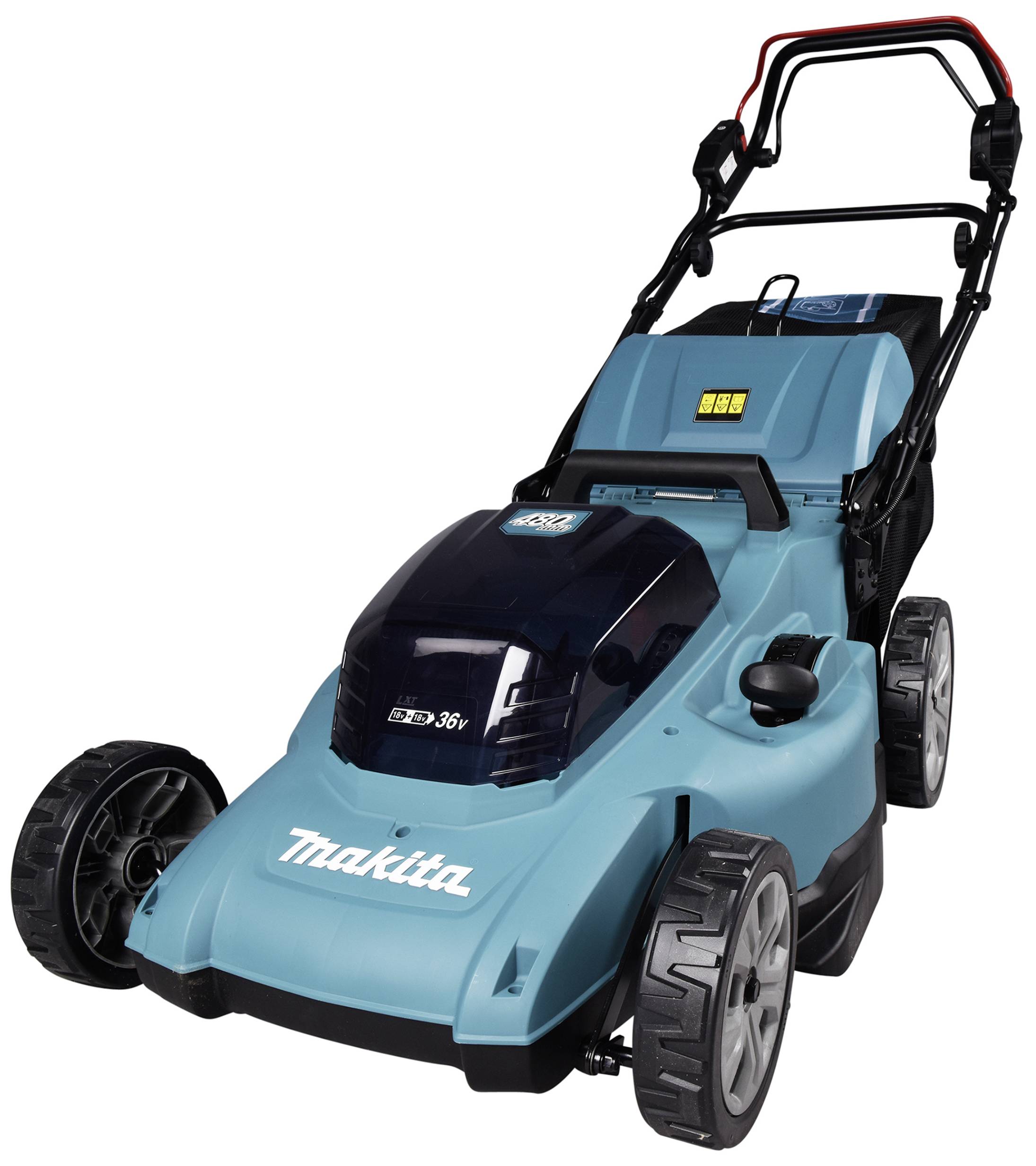 Makita DLM481Z Akku Akku-Rasenmäher ohne Akku, ohne Ladegerät 2 x 18 V Schnittbreite (max.) 48 cm Geeignet für 800 m²