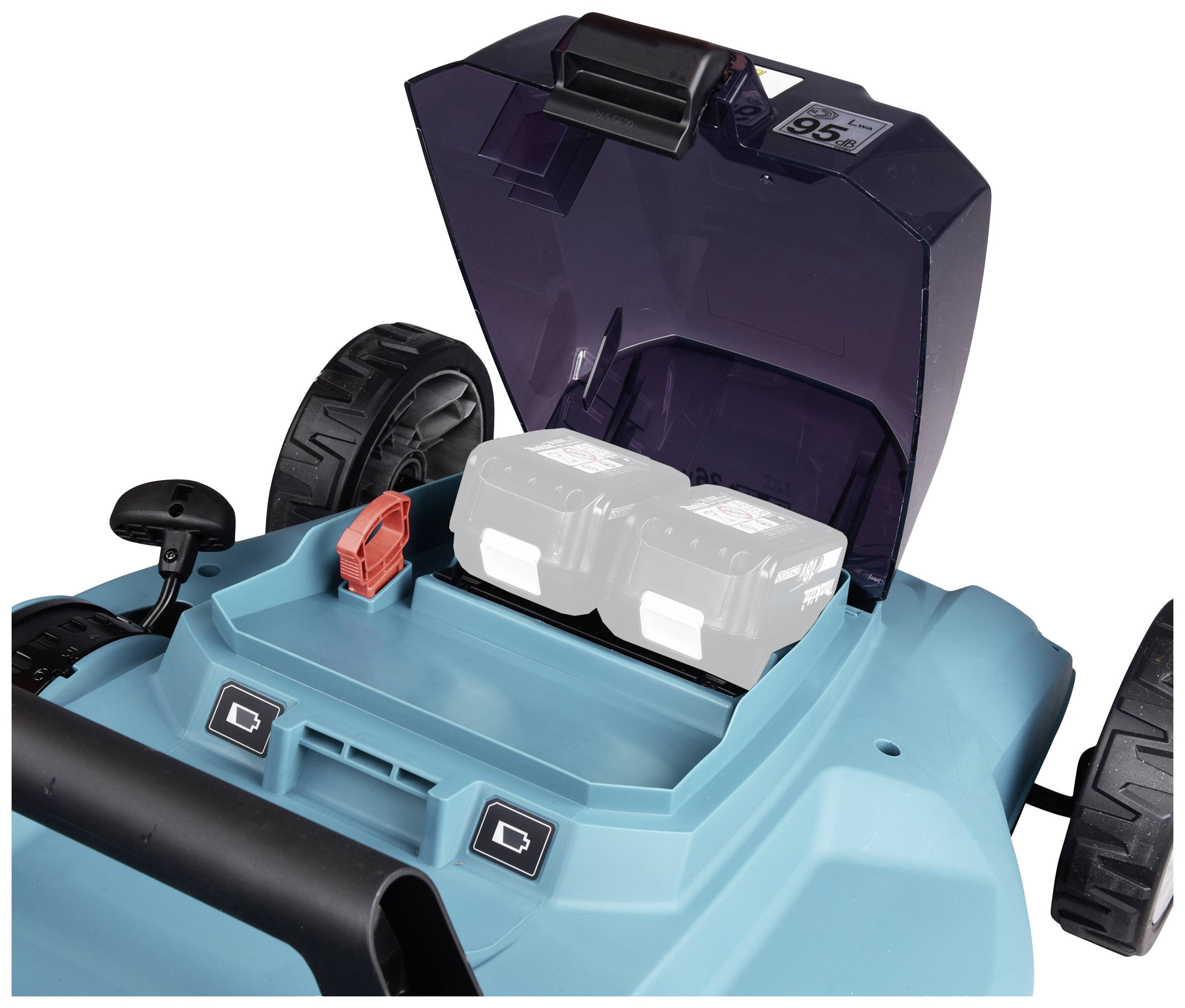 Makita DLM481Z Akku Akku-Rasenmäher ohne Akku, ohne Ladegerät 2 x 18V Schnittbreite (max.) 48cm Geeignet für 800m²