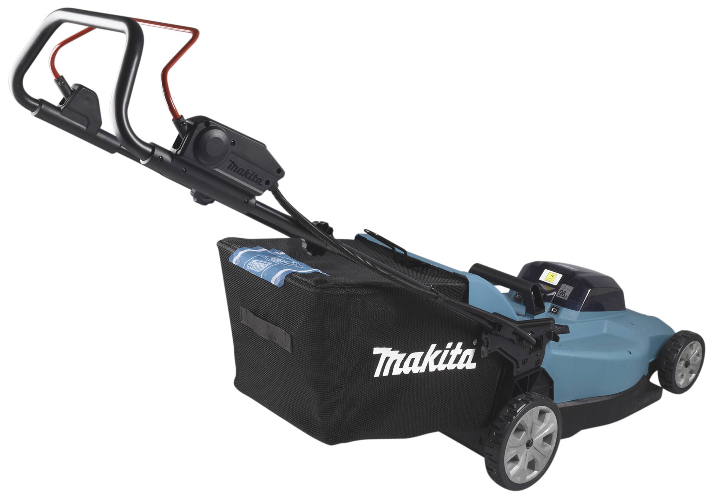 Makita DLM538Z Akku Akku-Rasenmäher ohne Akku, ohne Ladegerät 2 x 18 V Schnittbreite (max.) 53 cm Geeignet für 700 m²