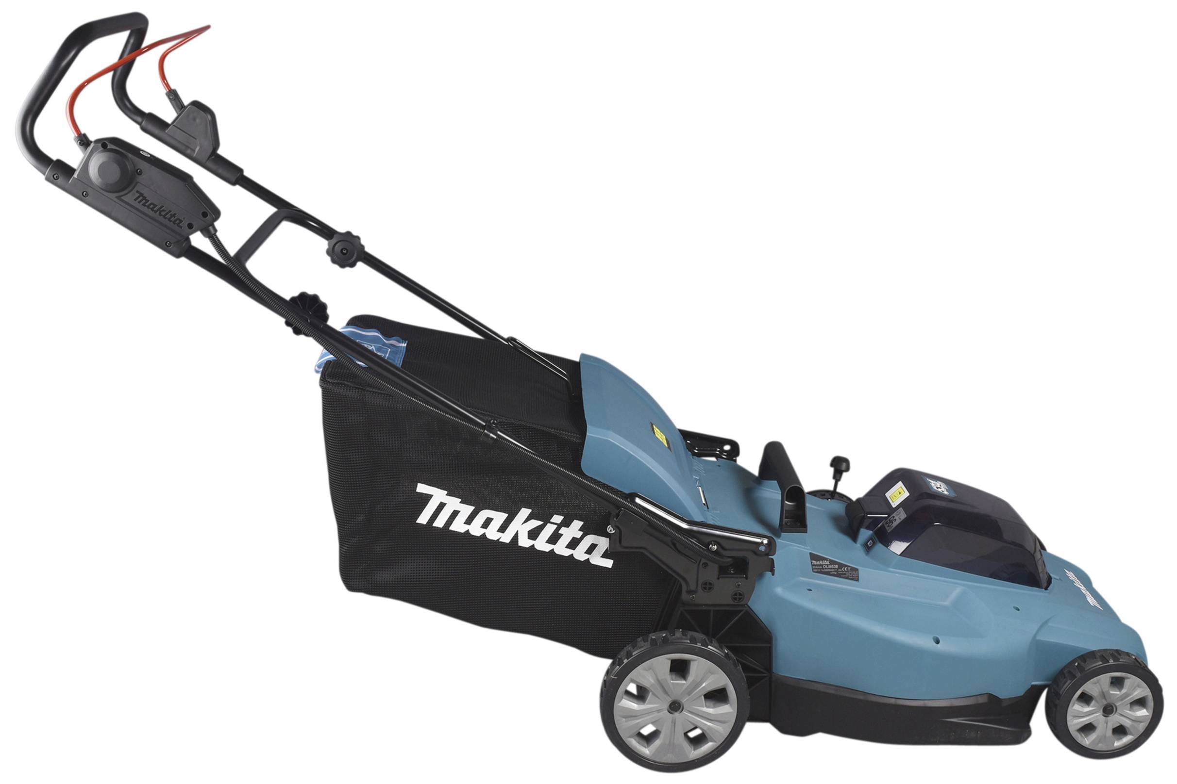 Makita DLM538Z Akku Akku-Rasenmäher ohne Akku, ohne Ladegerät 2 x 18 V Schnittbreite (max.) 53 cm Geeignet für 700 m²
