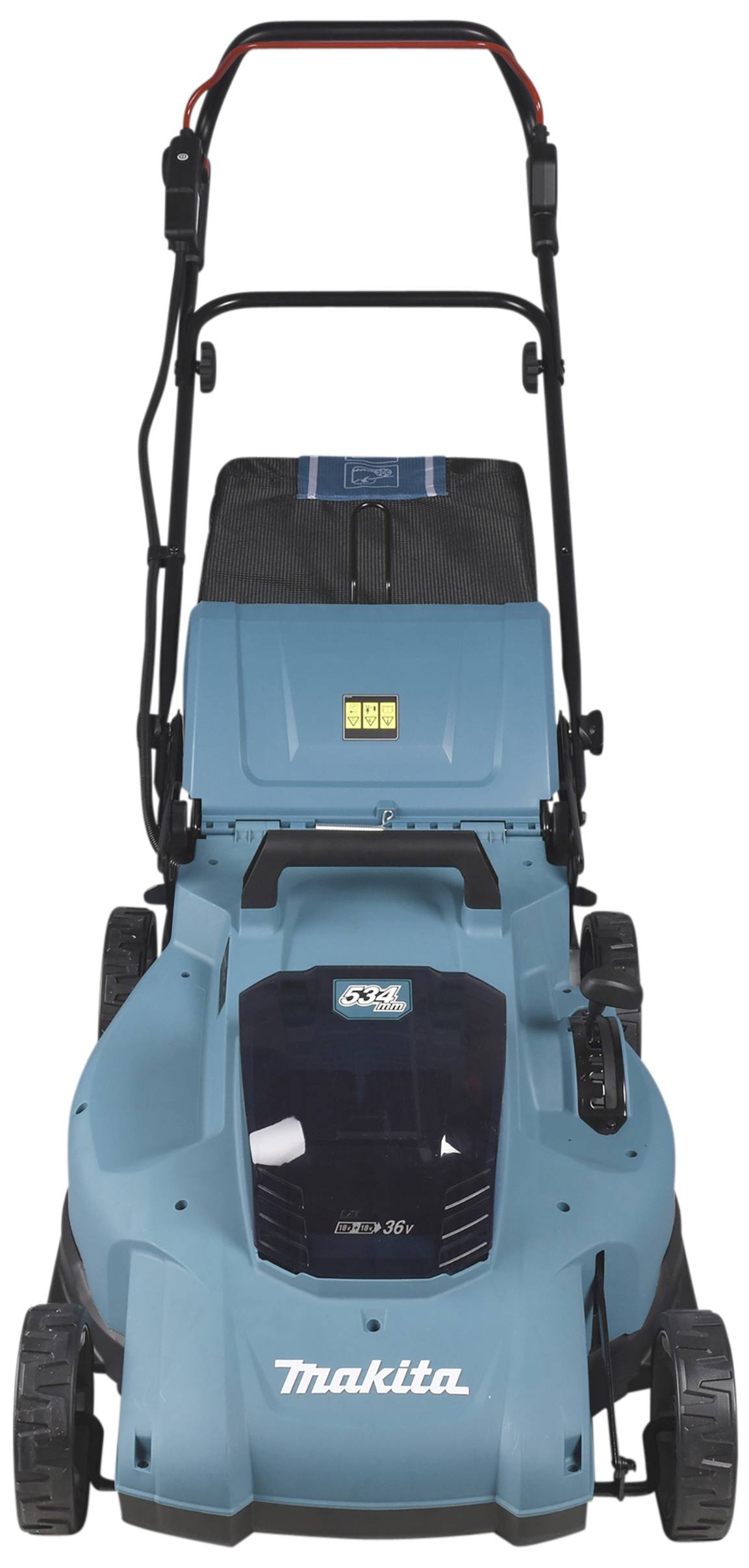 Makita DLM538Z Akku Akku-Rasenmäher ohne Akku, ohne Ladegerät 2 x 18 V Schnittbreite (max.) 53 cm Geeignet für 700 m²