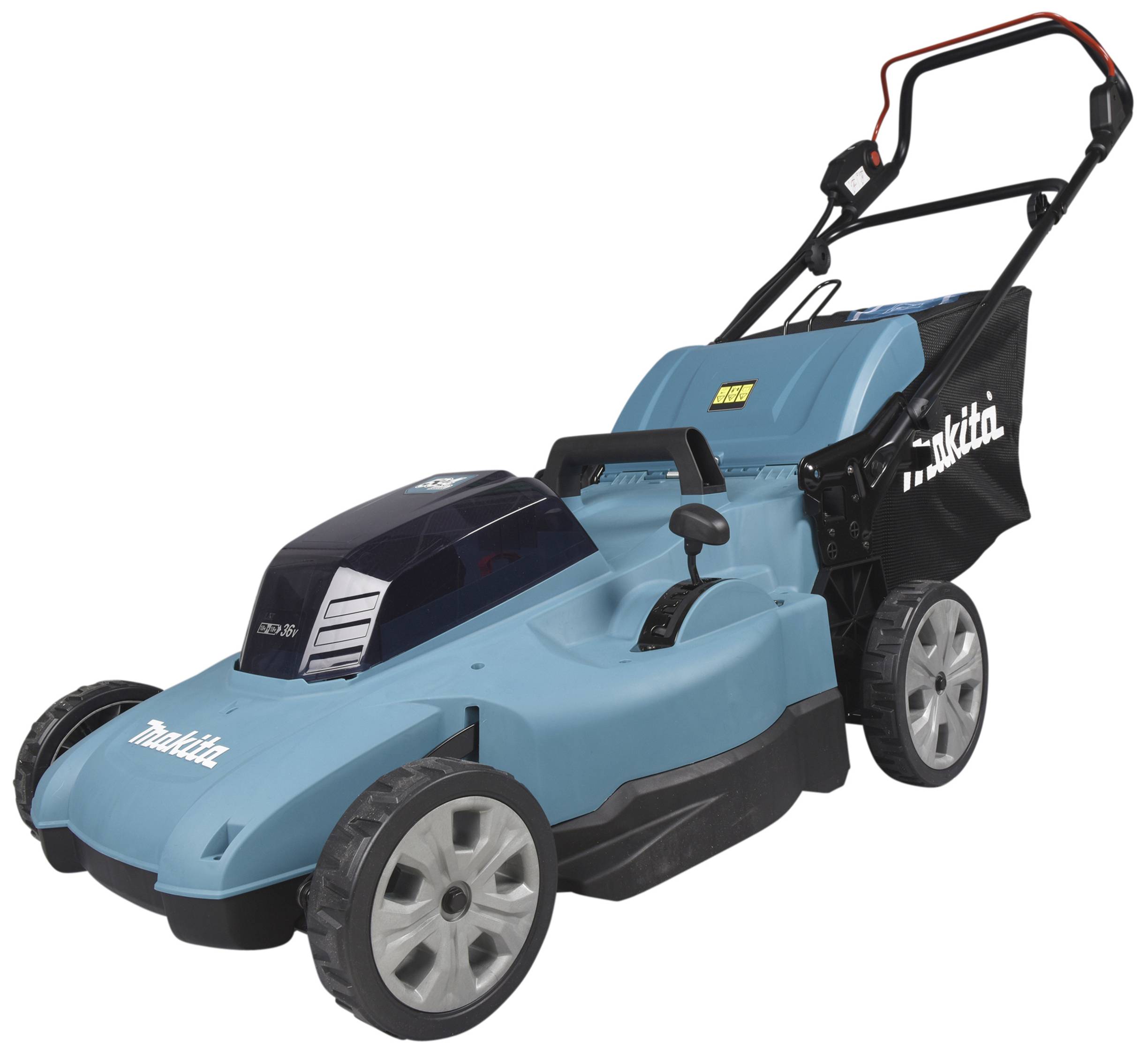 Makita DLM538Z Akku Akku-Rasenmäher ohne Akku, ohne Ladegerät 2 x 18 V Schnittbreite (max.) 53 cm Geeignet für 700 m²