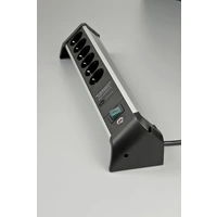 Brennenstuhl 1391020600 Überspannungsschutz-Steckdosenleiste Silber-Schwarz Schutzkontakt 1St. Brennenstuhl 1391020600 Überspannungsschutz-Steckdosenleiste Silber-Schwarz Schutzkontakt 1St.