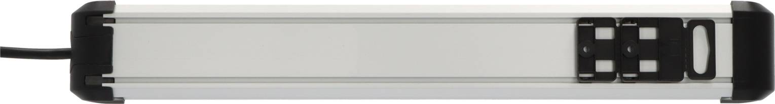 Brennenstuhl 1391030601 Steckdosenleiste mit Schalter Silber-Schwarz Schutzkontakt 1St.