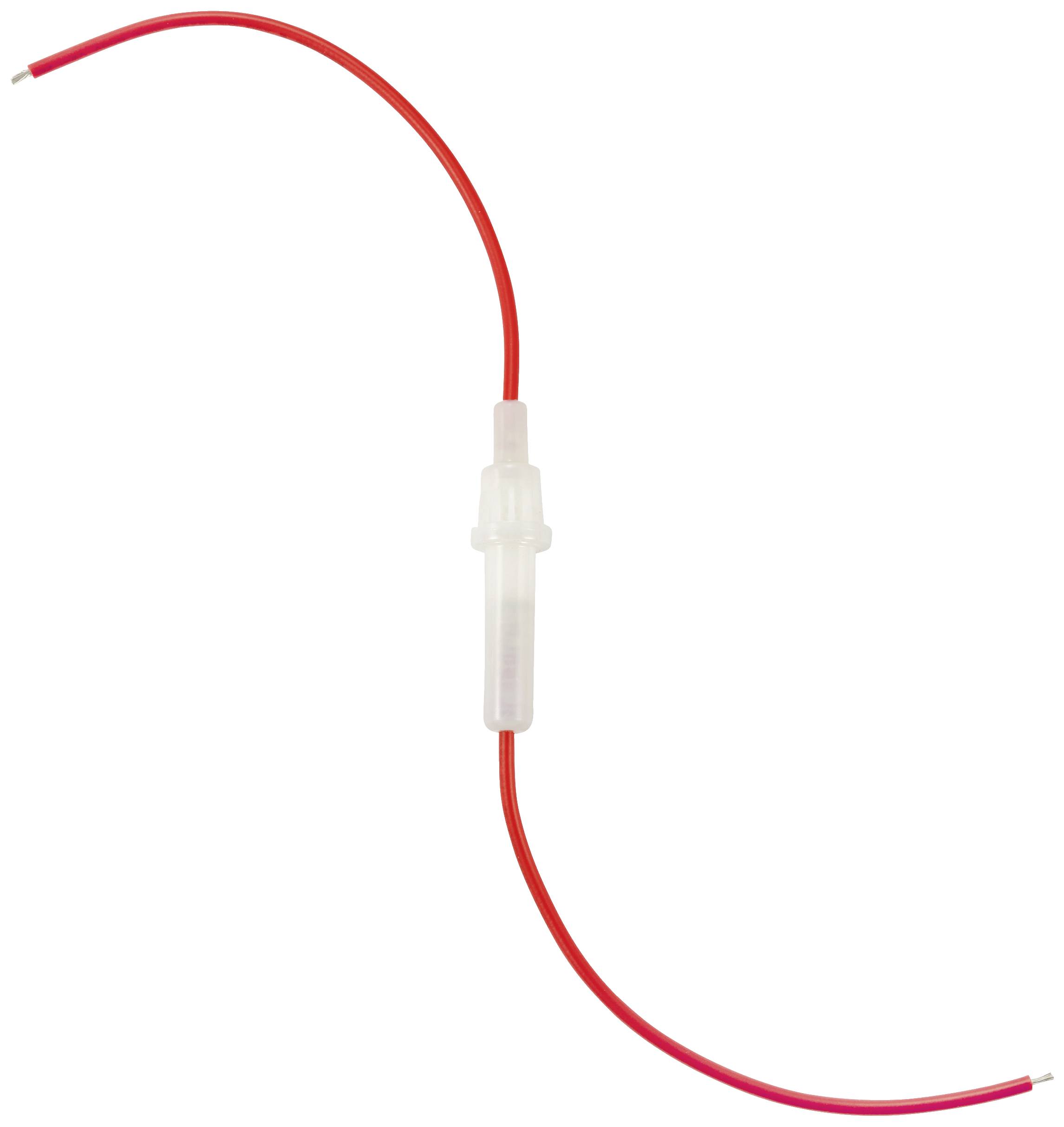 TRU COMPONENTS TC-10357416 Sicherungshalter Passend für (Sicherungen) Feinsicherung 6.3 x 32mm 5A 24 V/DC