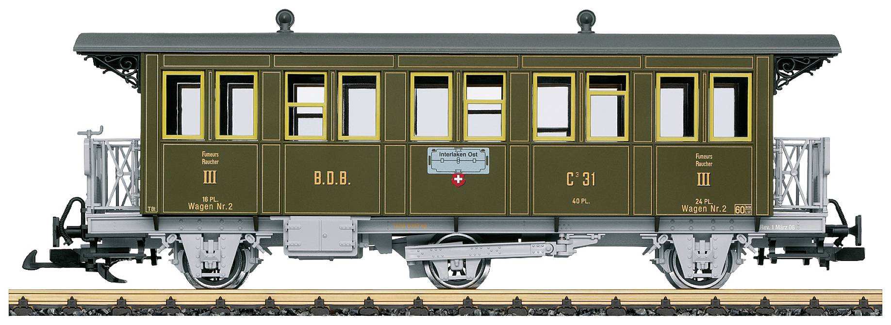 LGB 31332G Personenwagen C 31 der BDB C 31