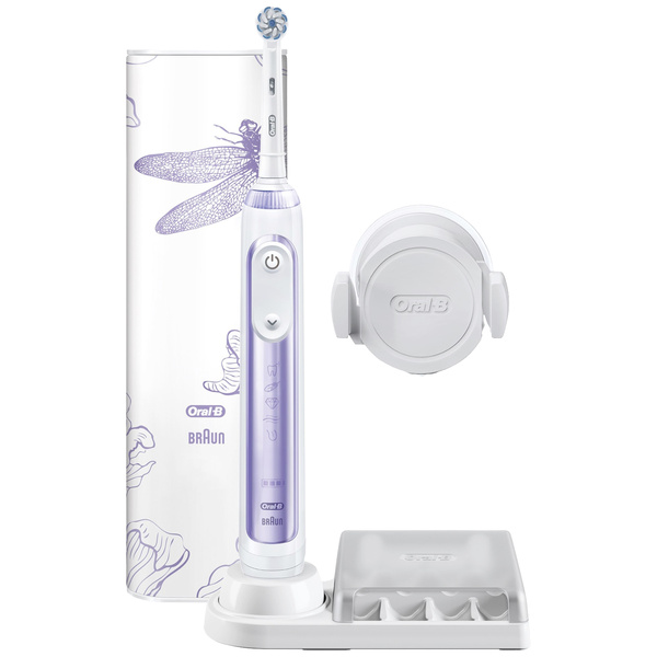 Oral-B Genuis Pro 10000N 348595 Elektrische Zahnbürste Rotierend/Pulsierend Purple