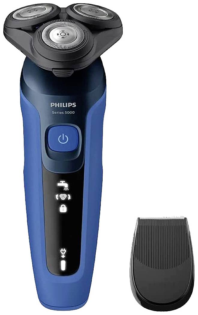 Philips Bodycare Shaver Series 5000, S5466 Wet & Dry Rasierer Schwarz/Blau
