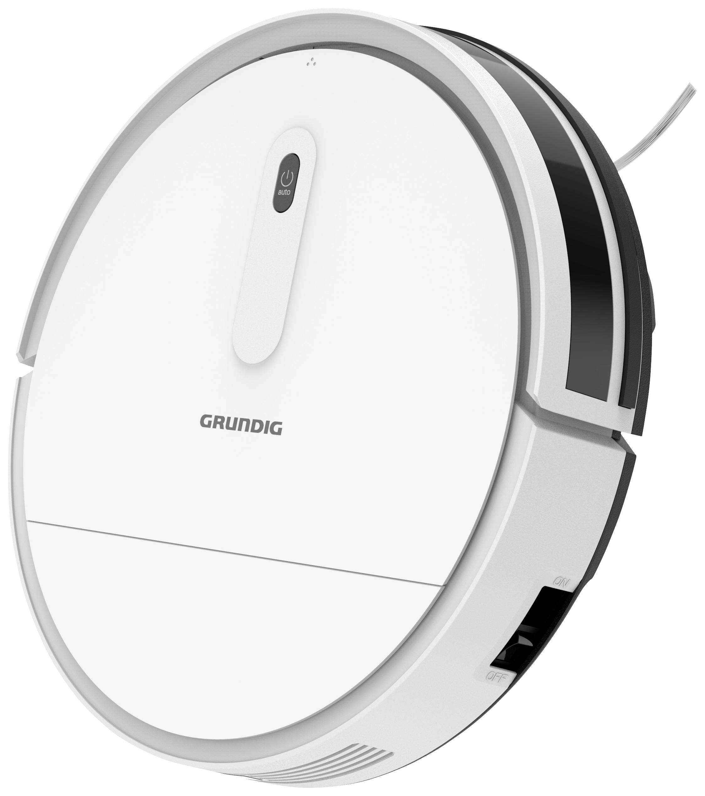 Grundig VCR 3130 Saug-und Wischroboter Weiß, Schwarz App gesteuert
