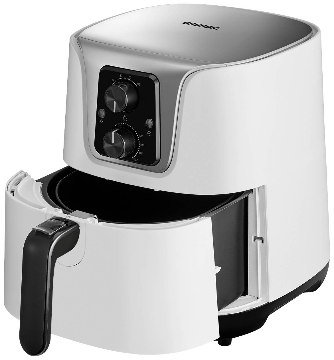 Grundig FRY 6840 Heißluft-Fritteuse 1300W Weiß, Silber