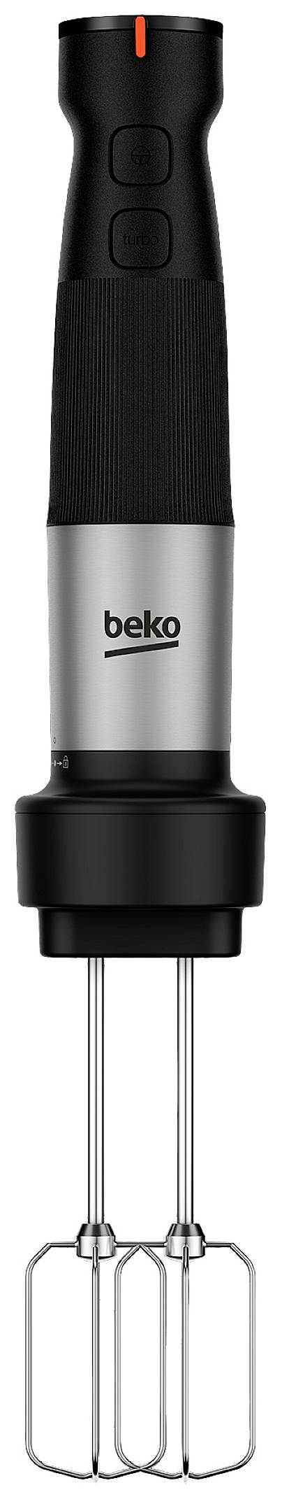 BEKO Hausgeräte HBA 81762 BX Stabmixer 750 W mit Zerkleinereraufsatz, mit Messbecher Edelstahl, Schwarz