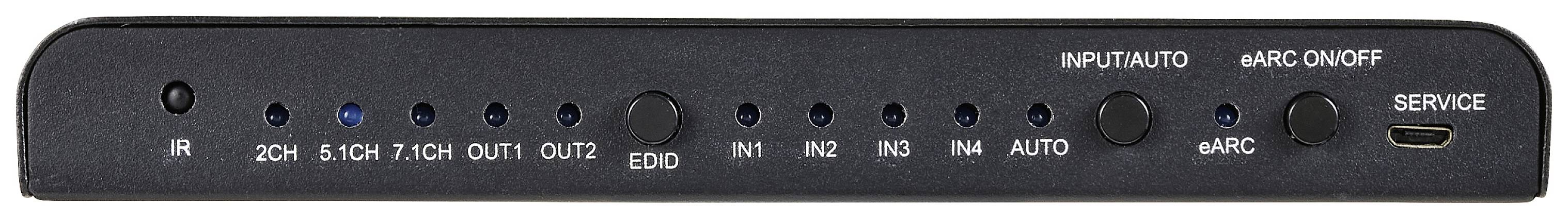 SpeaKa Professional SP-HDA-550 4 Port HDMI-Switch UHD 4K @ 60Hz