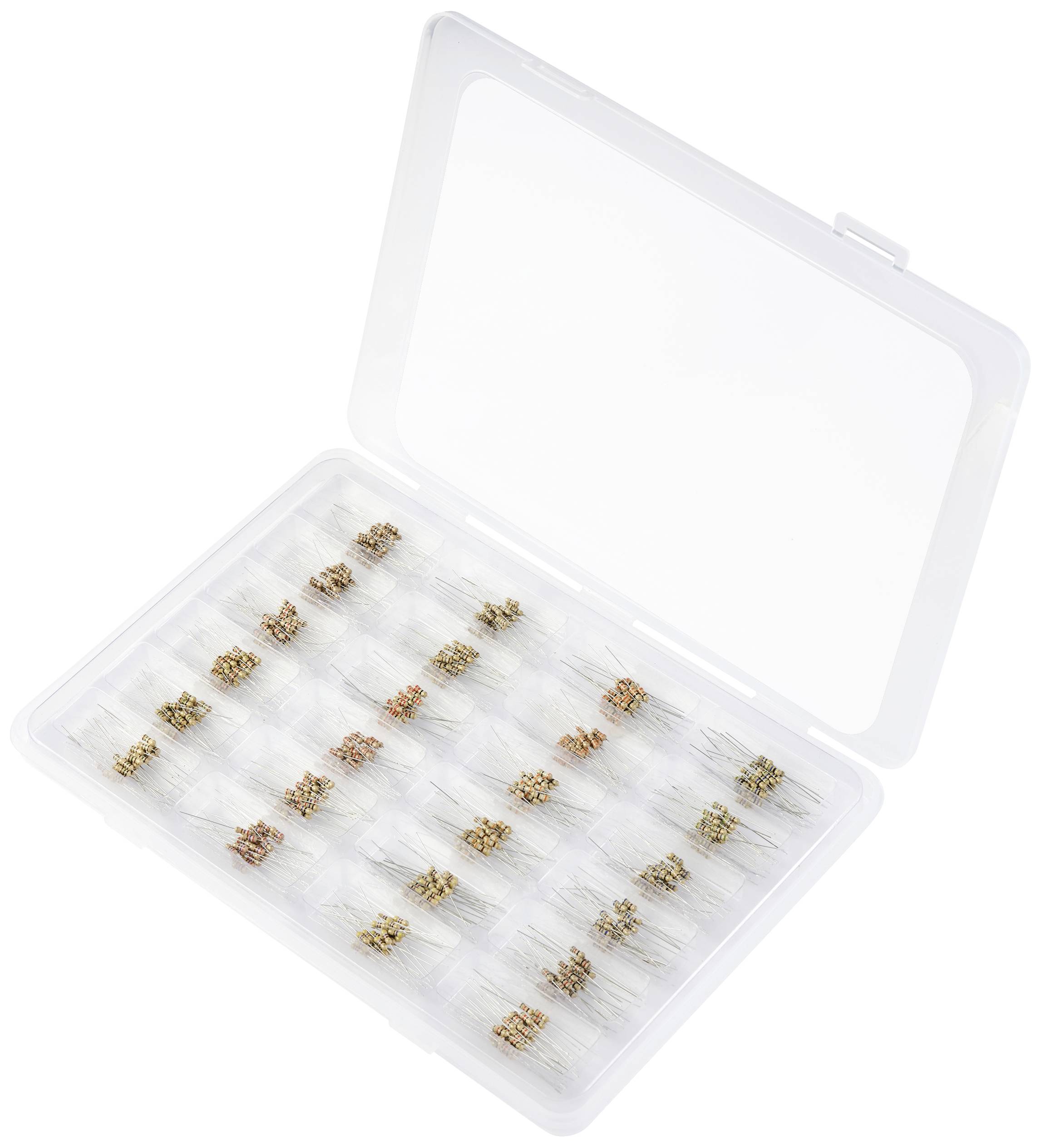 TRU COMPONENTS TC-10358328 Kohleschicht-Widerstand Sortiment axial bedrahtet 0207 5% 1 Set