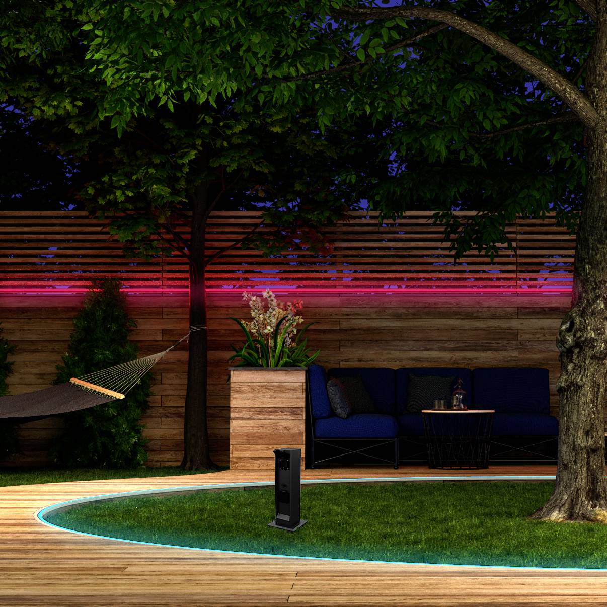 Müller-Licht 404078 Gartensteckdose Schwarz