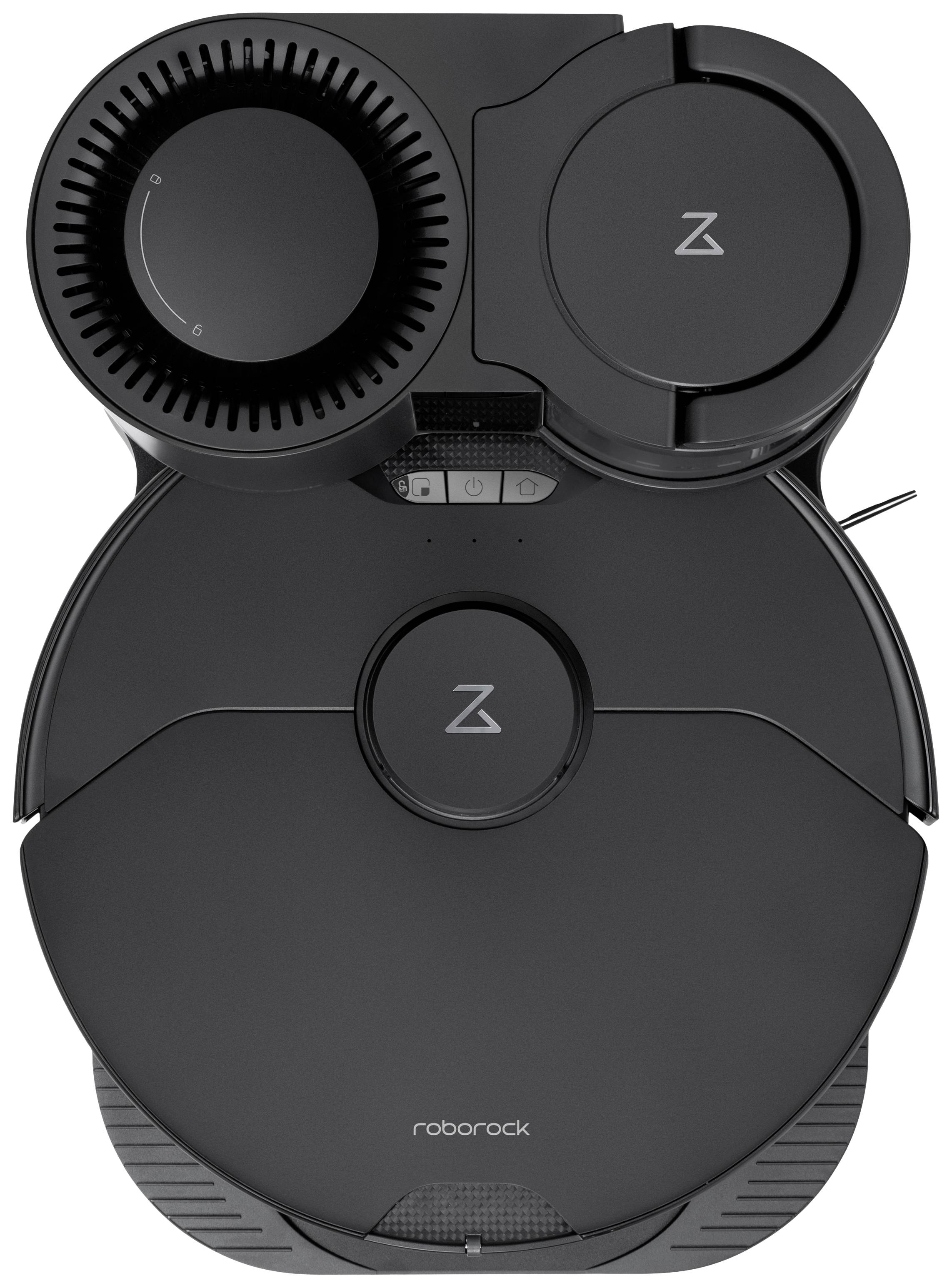 Roborock S7 MaxV Plus Saug-und Wischroboter Schwarz kompatibel mit Amazon Alexa, kompatibel mit Google Home, App gesteuert, Sprachgesteuert