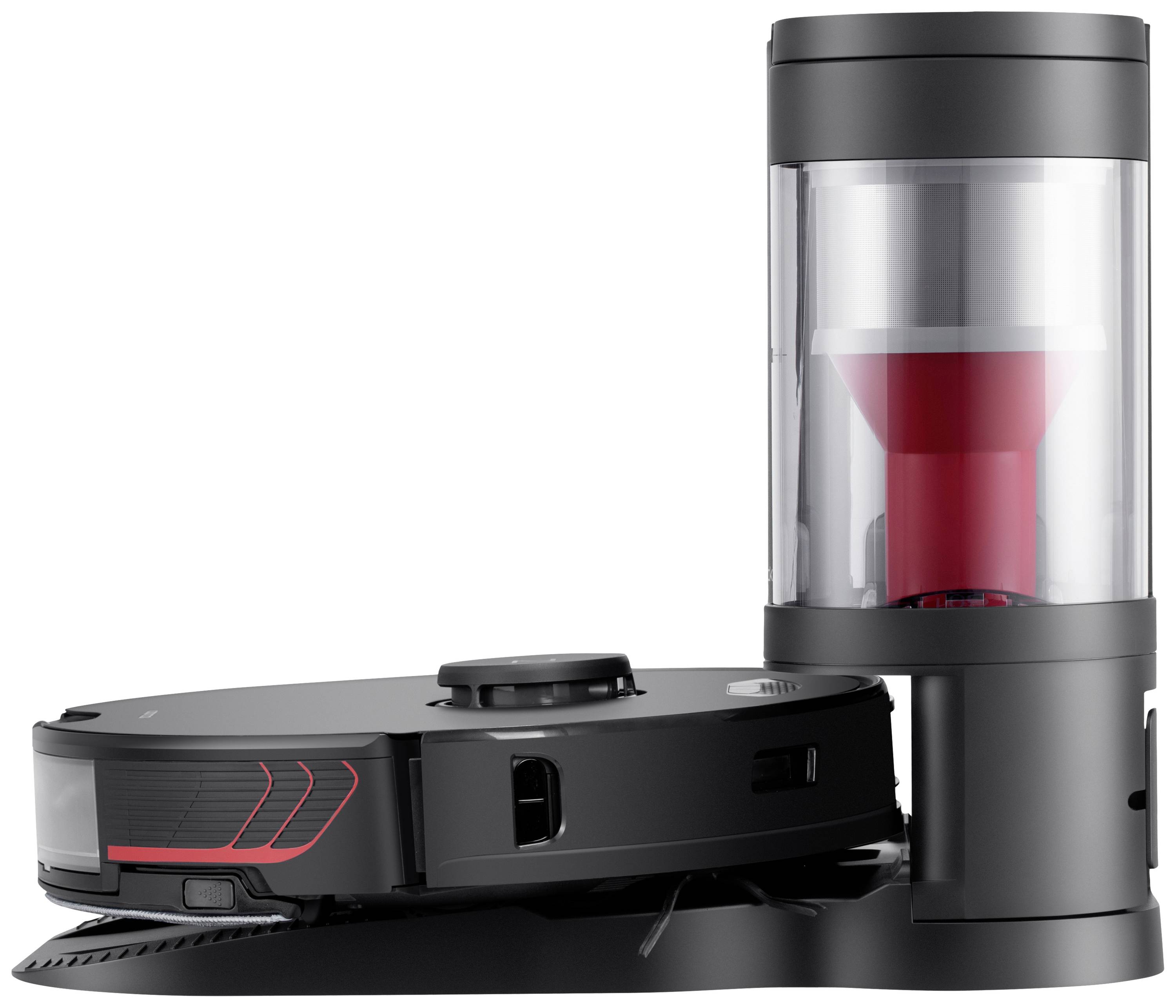 Roborock S7 MaxV Plus Saug-und Wischroboter Schwarz kompatibel mit Amazon Alexa, kompatibel mit Google Home, App gesteuert, Sprachgesteuert