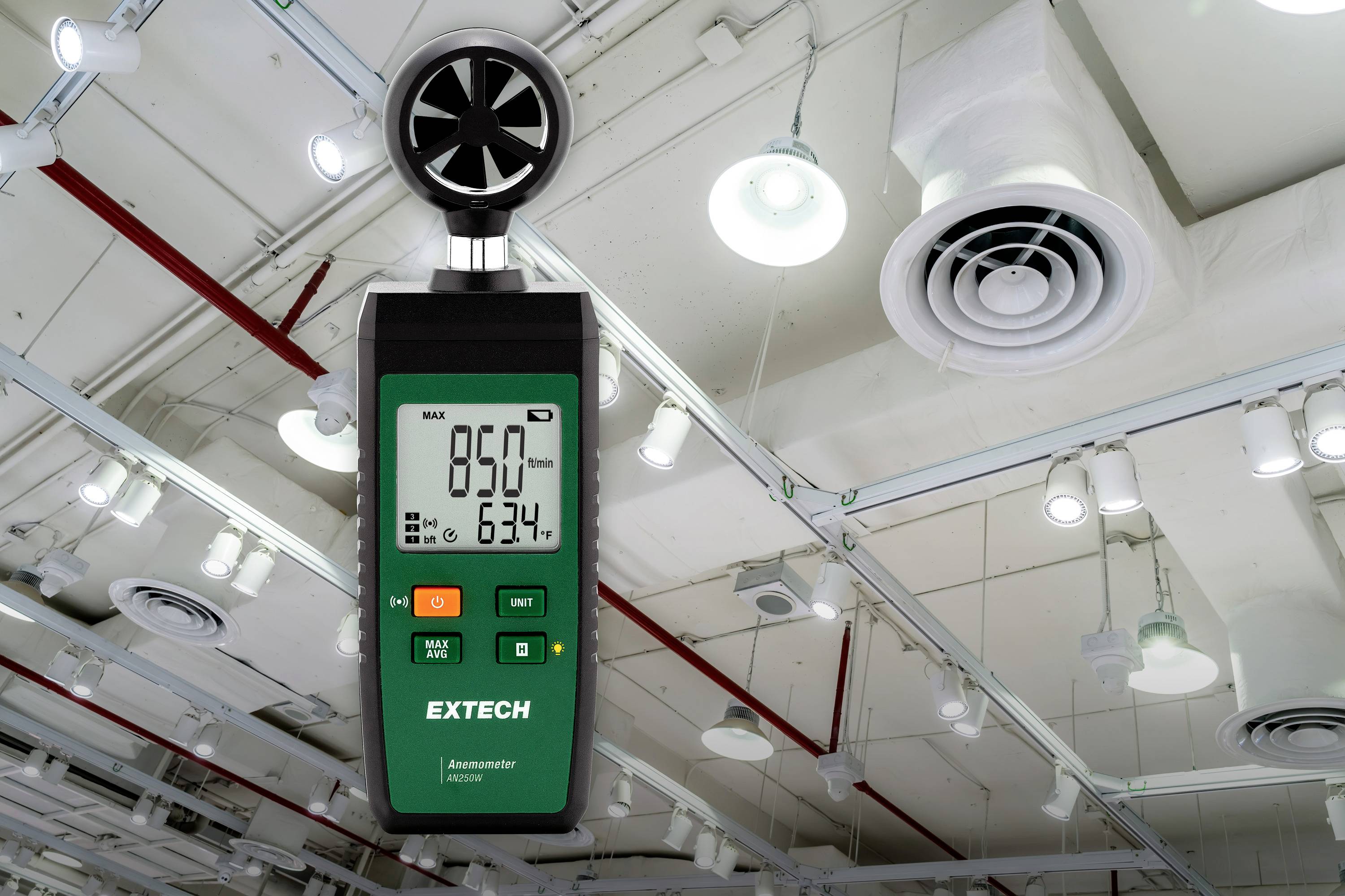 Extech AN250W Anemometer 1.5 bis 30 m/s