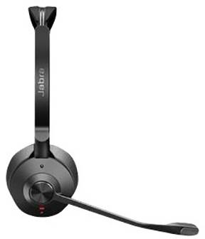 Jabra Engage 55 On Ear Headset DECT Stereo Schwarz Lautstärkeregelung, Mikrofon-Stummschaltung Telefon