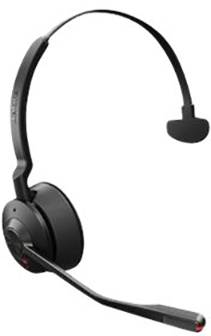 Jabra Engage 55 On Ear Headset DECT Mono Schwarz Lautstärkeregelung, Mikrofon-Stummschaltung, Mono Telefon