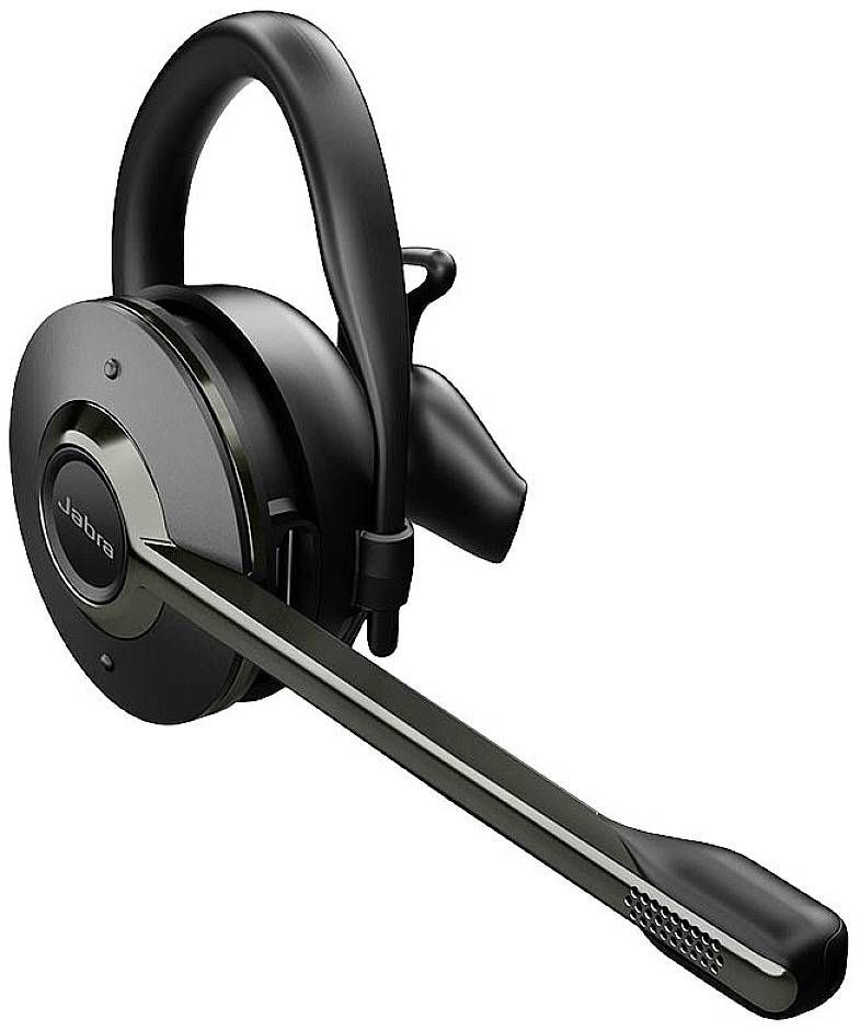 Jabra Engage 55 On Ear Headset DECT Mono Schwarz Lautstärkeregelung, Mikrofon-Stummschaltung, Mono, Ohrbügel Telefon