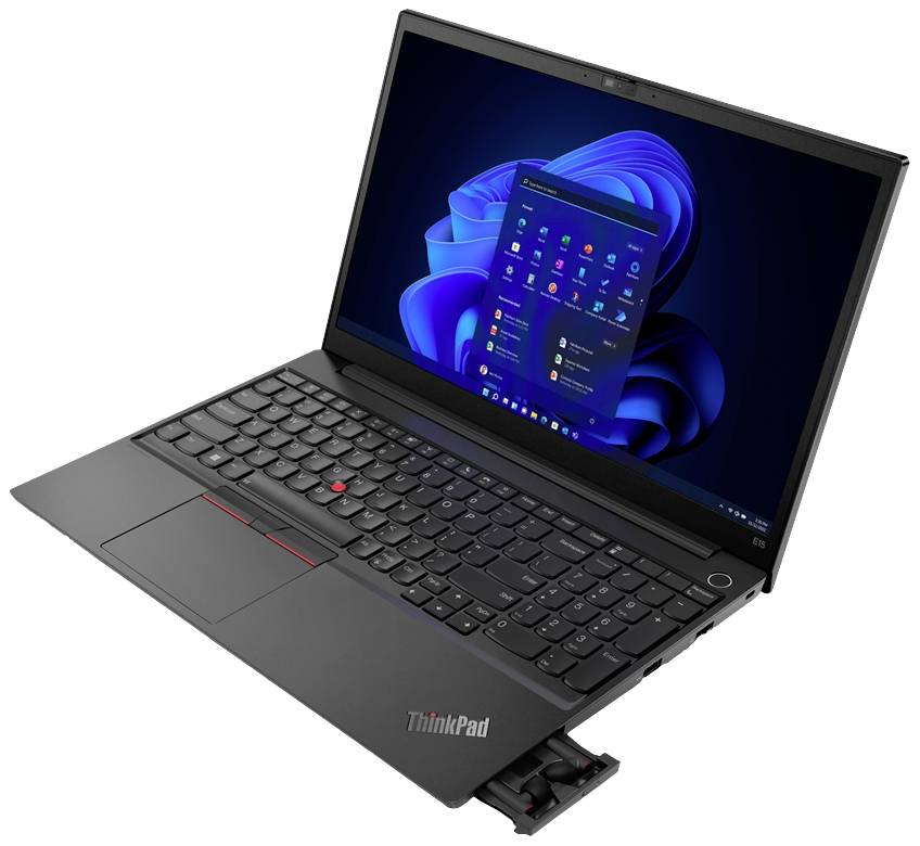 Lenovo Notebook ThinkPad E 39.6 cm (15.6 Zoll) Full-HD+ AMD Ryzen 7 5825U 16 GB RAM 512 GB SSD Deutsch, QWERTZ Schwarz 21ED004HGE