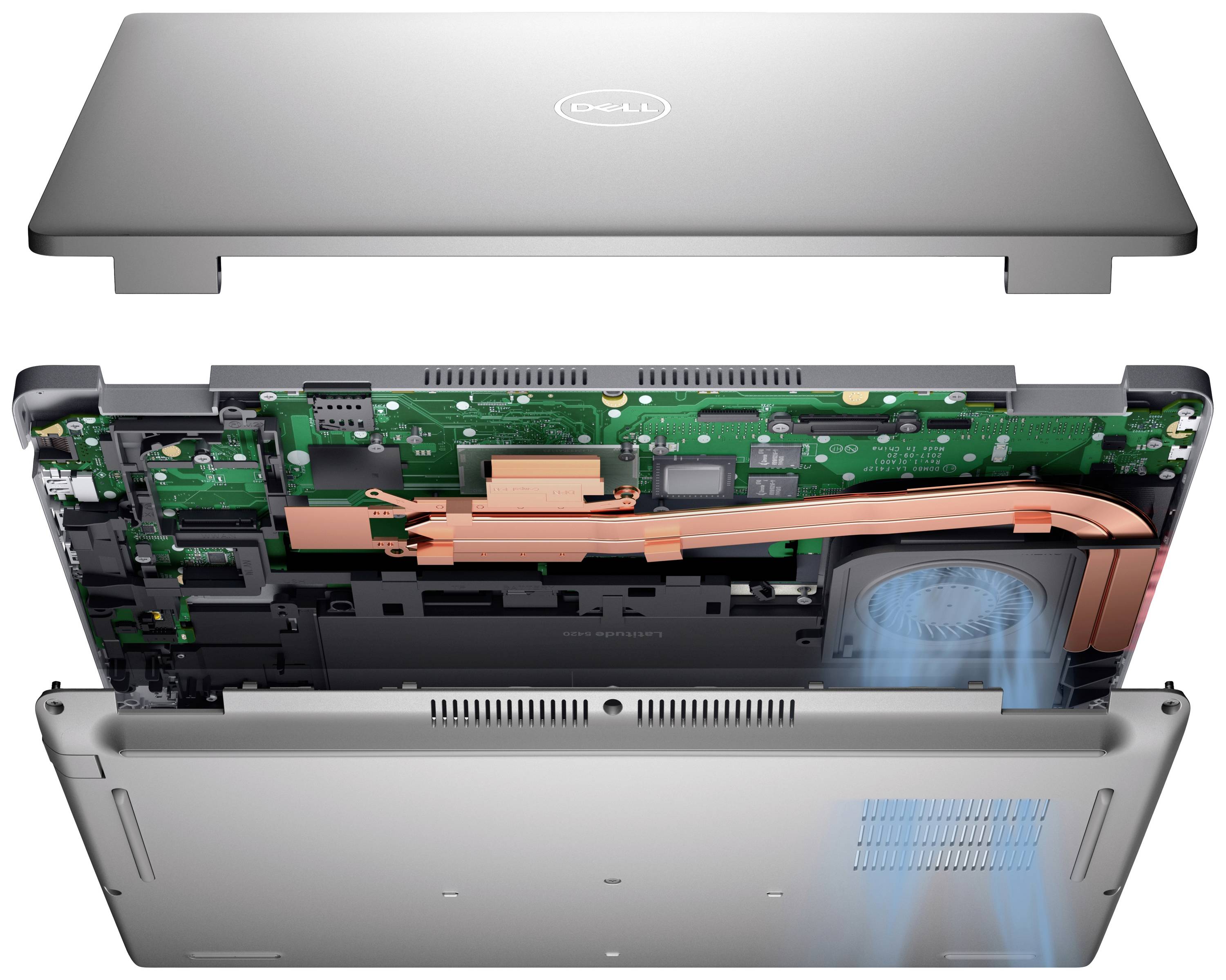 Dell Notebook Latitude 5431 35.6 cm (14 Zoll) Full HD Intel® Core™ i7 i7-1270P 16 GB RAM 512 GB SSD Deutsch, QWERTZ Grau NX7D4