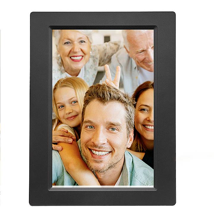 Denver PFF-1015 black Digitaler WiFi-Bilderrahmen 25.7 cm 10.1 Zoll EEK: C (A - G) 1280 x 800 Pixel 16 GB Schwarz