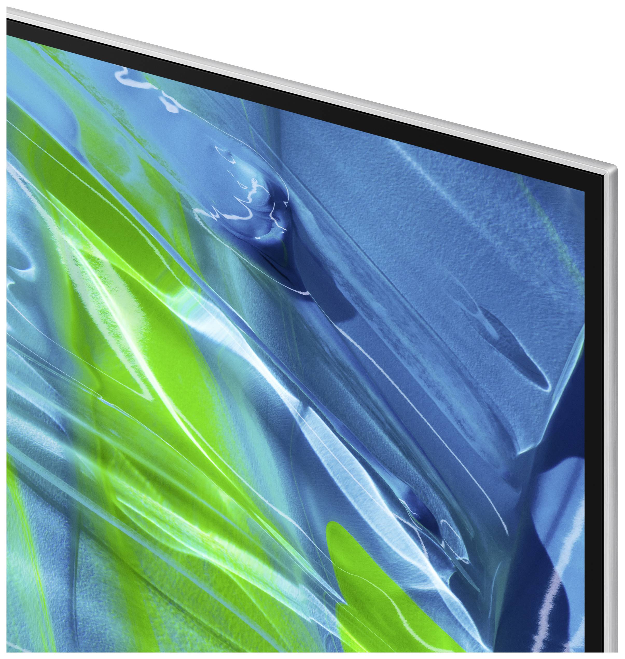 Samsung GQ55S95BA OLED-TV 138 cm 55 Zoll EEK G (A - G) DVB-T2, DVB-C, DVB-S2, UHD, Smart TV, WLAN, PVR ready, CI+ Silber