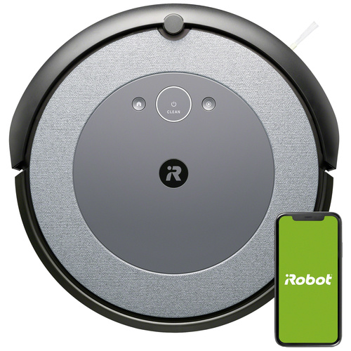 iRobot Roomba i3152 Saugroboter Grau App gesteuert, kompatibel mit Amazon Alexa, kompatibel mit Google Home, Sprachgesteuert, Startzeit programmierbar