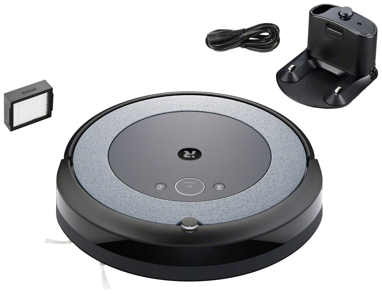 iRobot Roomba i3152 Saugroboter Grau App gesteuert, kompatibel mit Amazon Alexa, kompatibel mit Google Home, Sprachgesteuert, Startzeit programmierbar