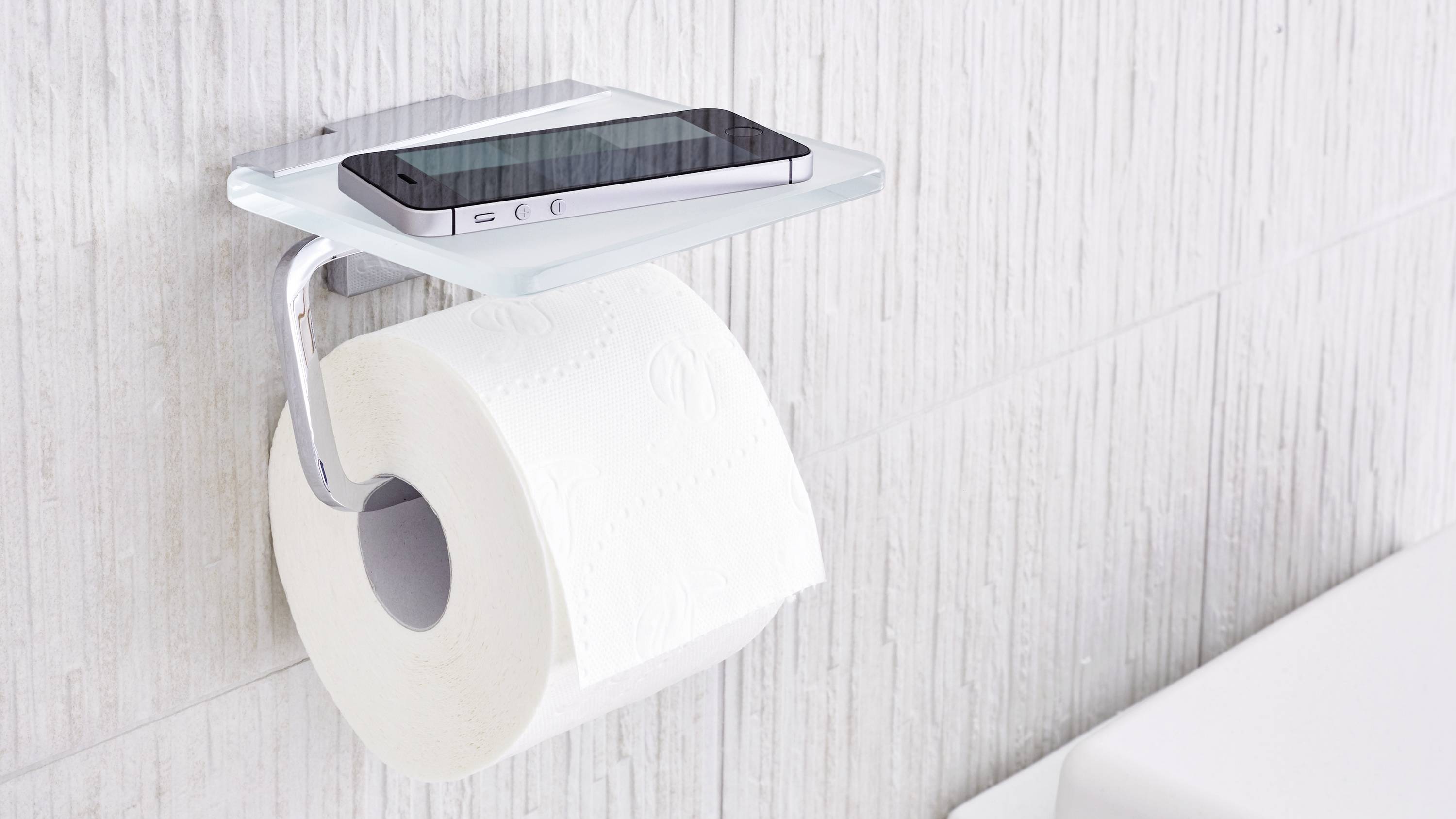 Tesa 40401-00000-00 Toilettenpapierhalter Klebstoff