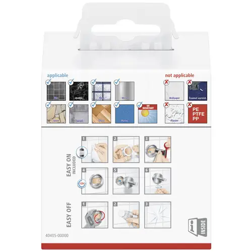 tesa 40405-00000-00 Handtuchhaken Klebstoff tesa DELUXXE Chrom rostfrei tesa 40405-00000-00 Handtuchhaken Klebstoff tesa DELUXXE Chrom rostfrei