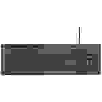 Renkforce RF-KB-300 USB Tastatur Deutsch, QWERTZ Schwarz IP68 Wasserdicht und staubgeschützt
