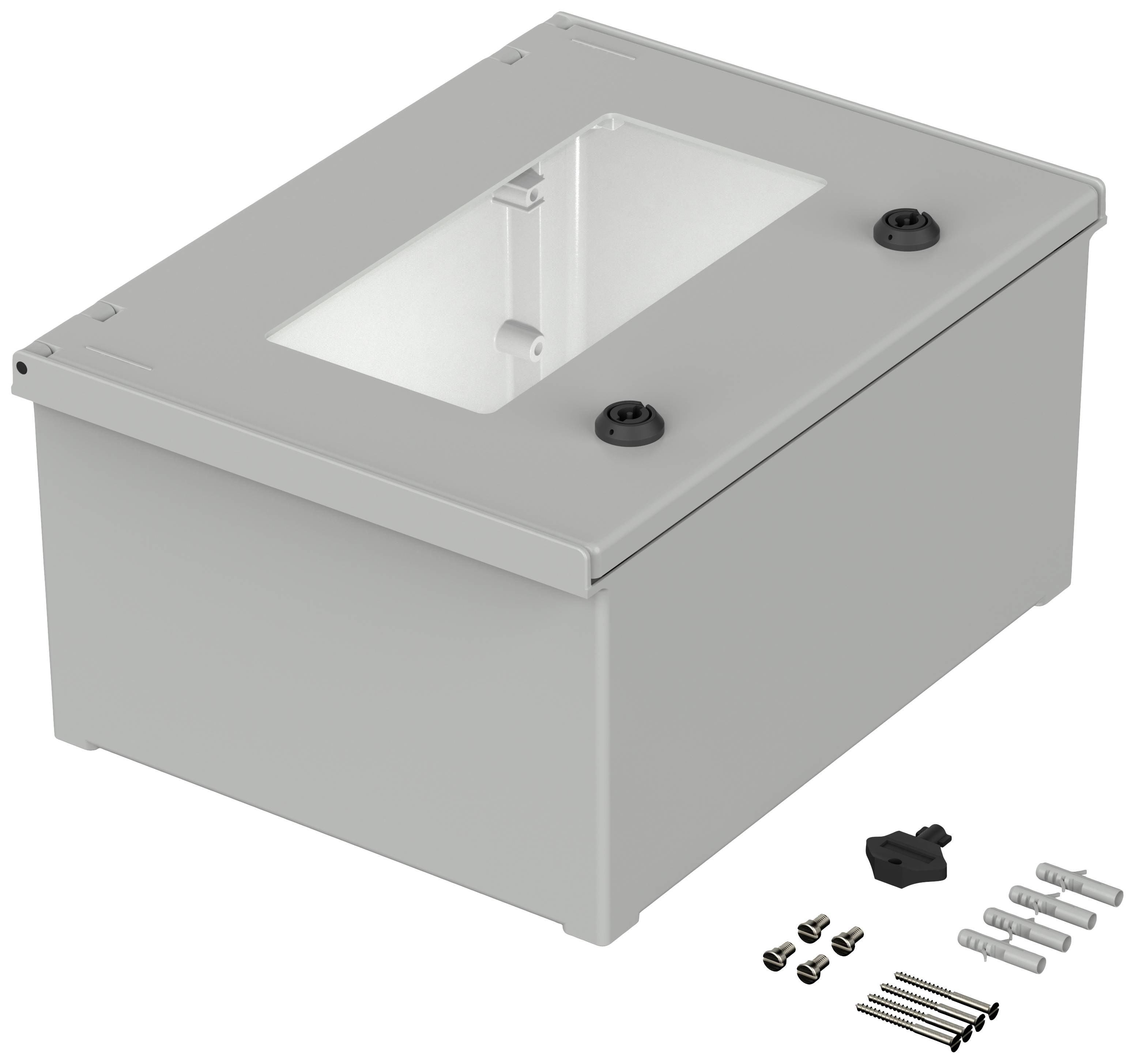 Bopla Polysafe PS 432 T Schaltschrank 400 x 300 x 200 Polyester Lichtgrau (RAL 7035) 1St.