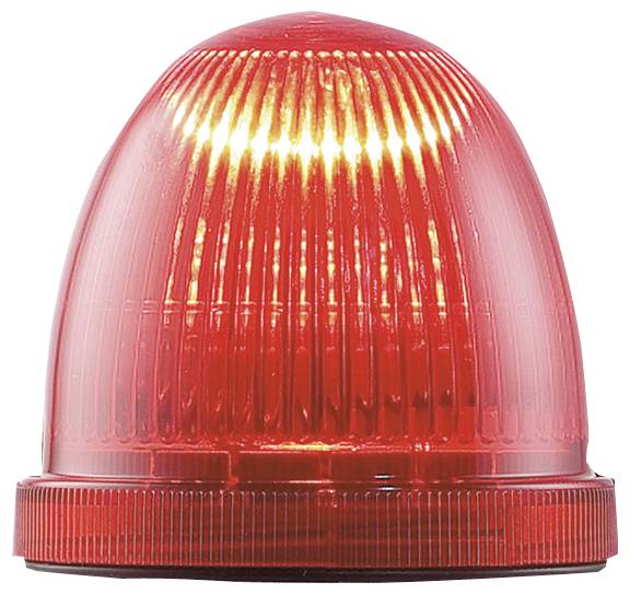 Rotes Warnlicht blitzt, signalisiert Gefahr oder Aufmerksamkeit.