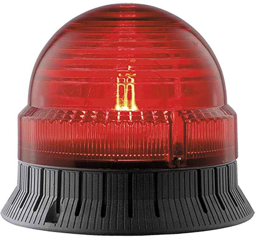 Roter Alarmleuchtturm, leuchtet. Verwendet zur Warnung oder als Hinweis auf eine Notfallsituation.