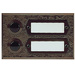 Grothe 55512 Klingeltaster mit Namensschild Bronze
