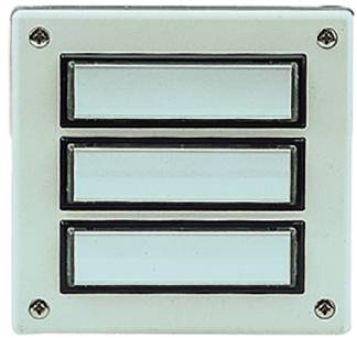 Grothe 55633 Klingelplatte Weiß