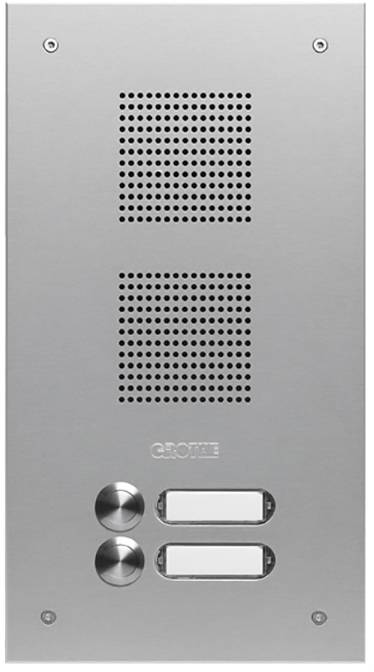 Grothe TS 787 1-2 Türsprechanlage Außeneinheit Silber