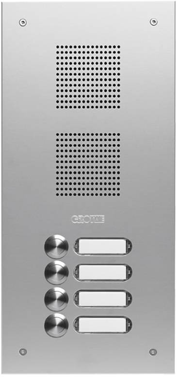 Grothe TS 787 1-4 Türsprechanlage Außeneinheit Silber