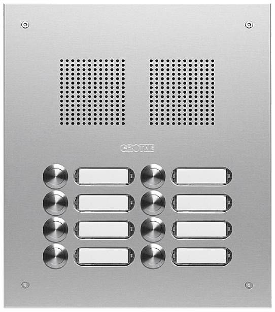 Grothe TS 787 2-4 Türsprechanlage Außeneinheit Silber