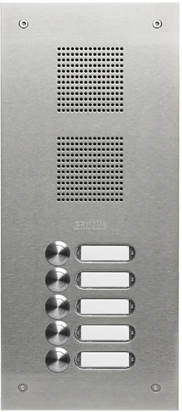 Grothe TS 788 1-5 Türsprechanlage Außeneinheit Edelstahl V2A (gebürstet)