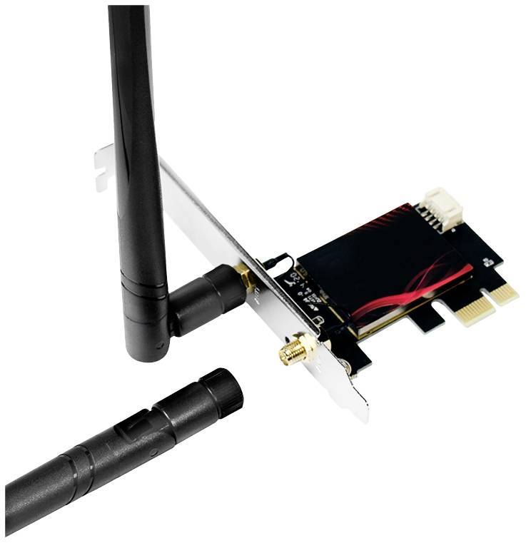 LogiLink WL0248 WLAN Steckkarte PCIe, Bluetooth®, WLAN 2.4 GBit/s