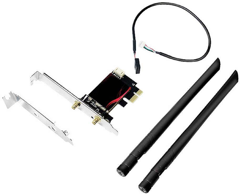 LogiLink WL0248 WLAN Steckkarte PCIe, Bluetooth®, WLAN 2.4 GBit/s