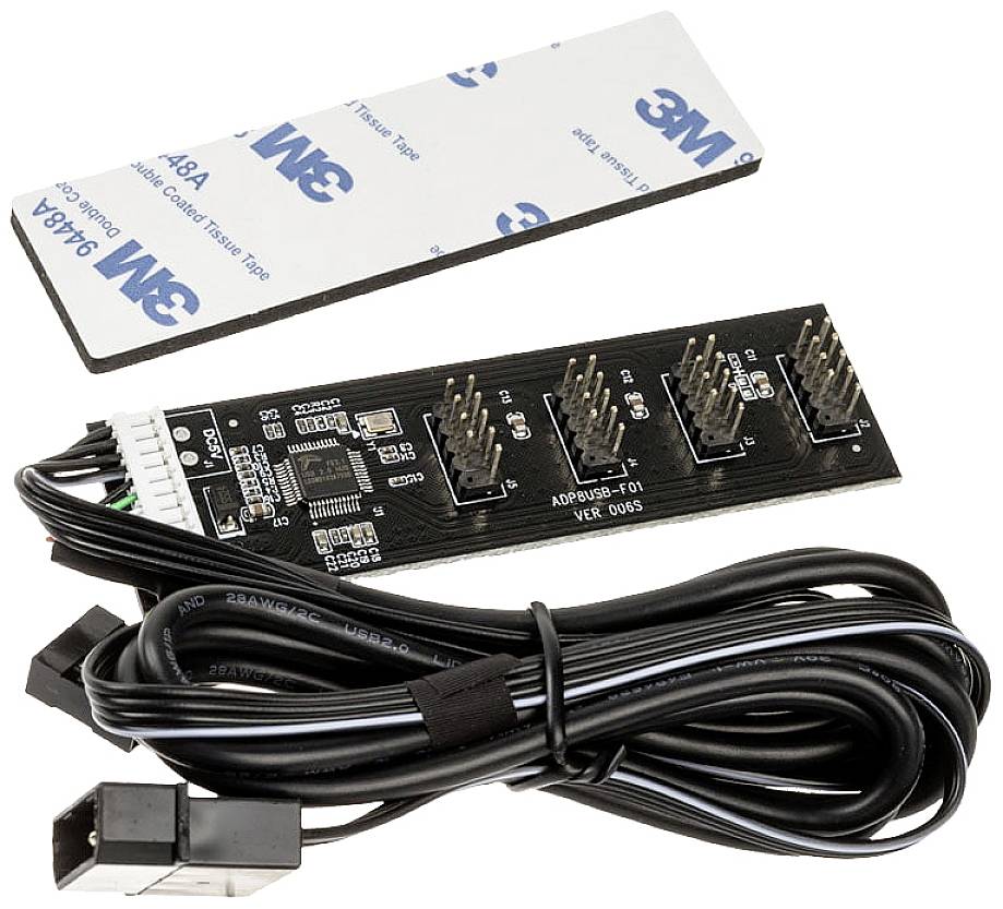 Kolink PGW-AC-KOL-004 4 Port USB 2.0-Hub zur internen Verwendung