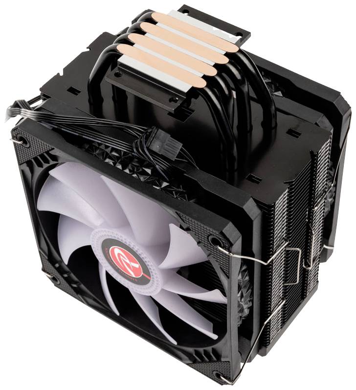 Raijintek ELEOS 12 DUO CPU-Kühler mit Lüfter Intel® LGA 1700, Intel® LGA 1200, Intel® LGA 1150, Intel® LGA 1151, Intel® LGA 1155, Intel® LGA