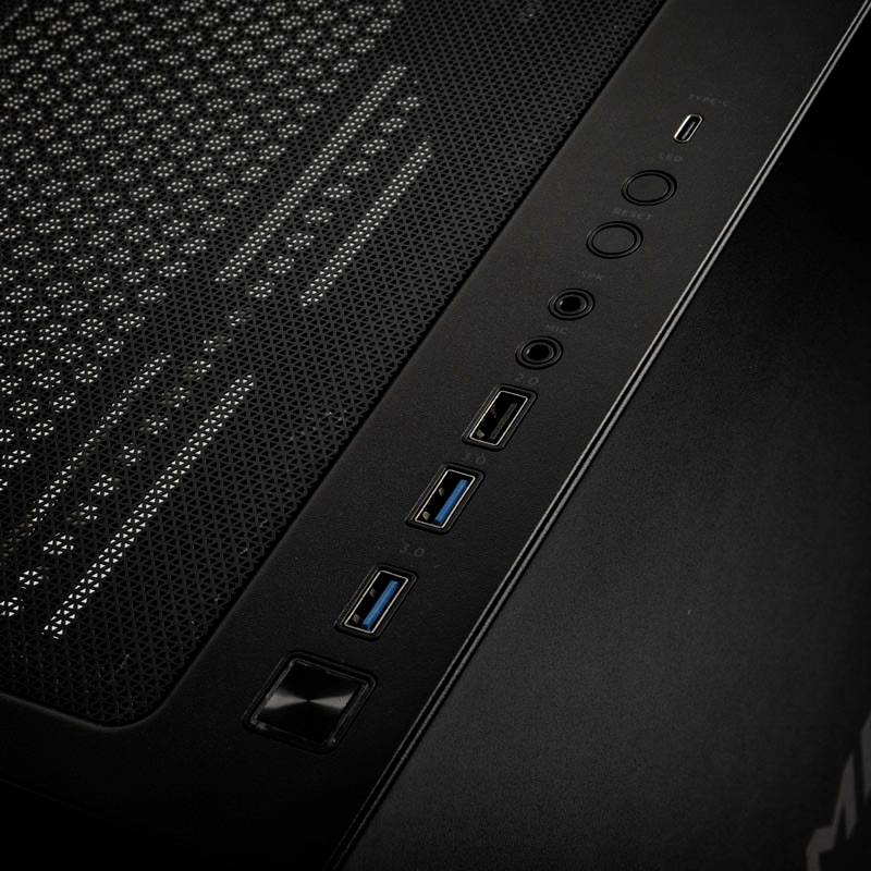 Kolink Observatory Y AMD SE Midi-Tower Gehäuse, Gaming-Gehäuse Schwarz