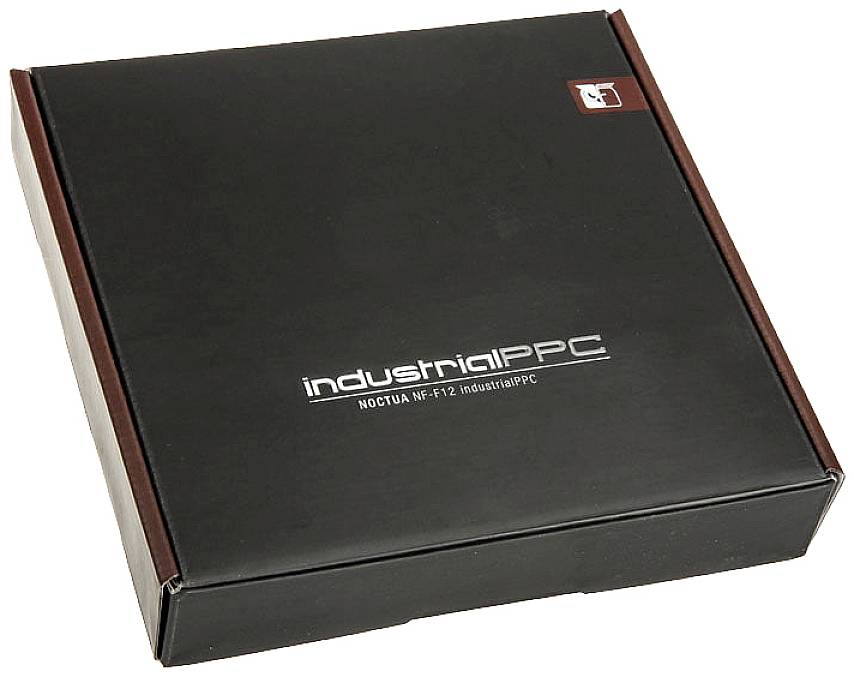 Noctua NF-F12 PC-Gehäuse-Lüfter Schwarz (B x H x T) 120 x 120 x 25 mm
