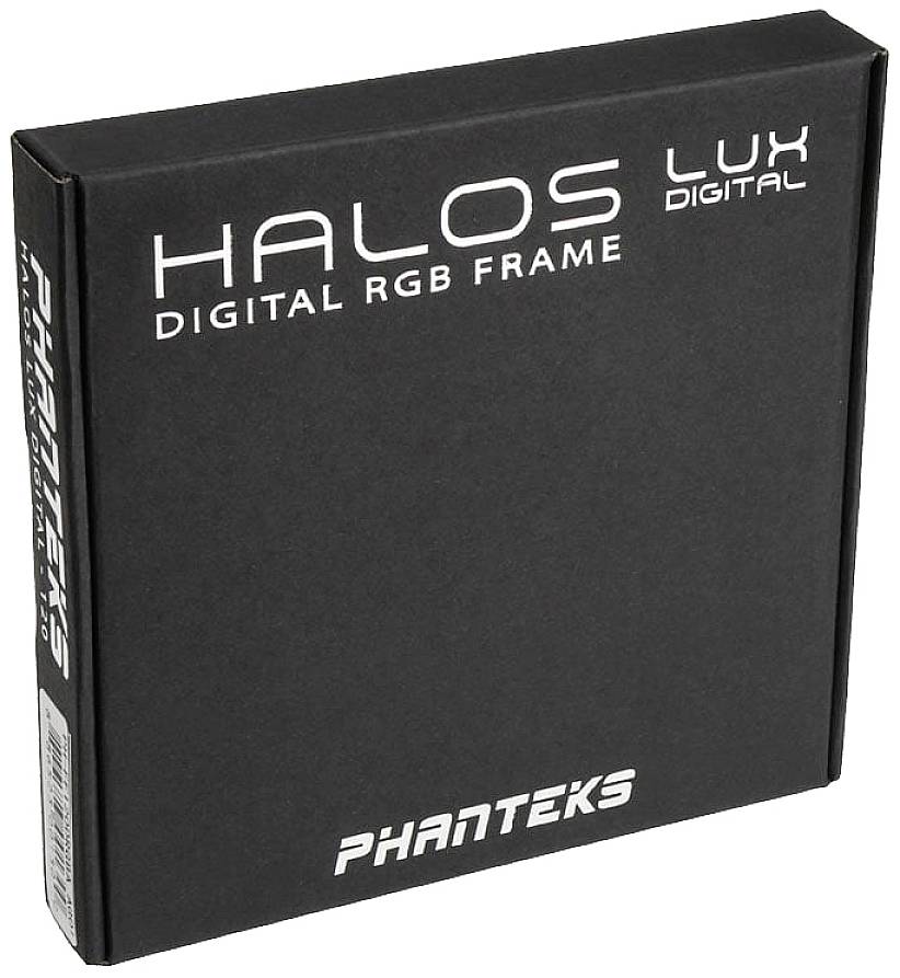 Phanteks Halos Lux Digital PC-Lüfterbefestigung mit RGB-LEDs Schwarz